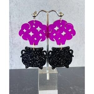 Witch’s Pot‎ Acrylic Earrings
